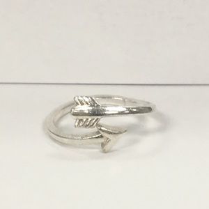 Sterling Silver Arrow Pinkie Ring